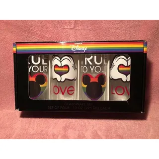 Photo of Mickey Pride Rainbow (4pk) 10oz Glasses