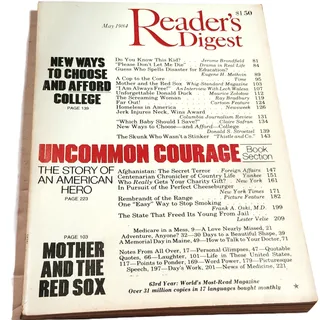 Photo of Reader's Digest May 1984 Vintage Magazine - Mother and the Red Sox Issue