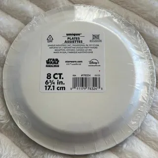 Photo of Star Wars Mandalorian Birthday Party Plates 8 Ct Grogu New