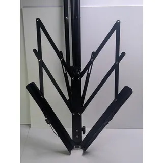 Photo of Folding Sheet Music Stand Black Metal Adjustable Height Portable Tripod Holder