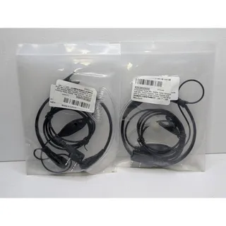 Photo of HYSHIKRA Throat Mic Acoustic Tube Earpiece Headset Motorola CP200 Lot 2 New
