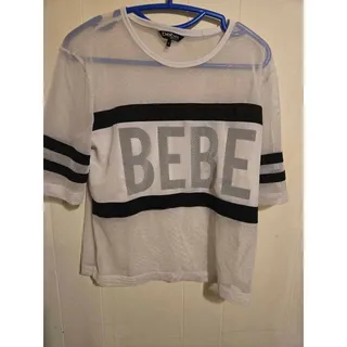 Photo of bebe sport Mesh Graphic T-Shirt Size S