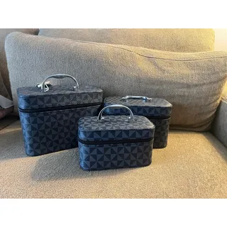 Photo of Monogram Luxury Cosmetic Bag Case Set