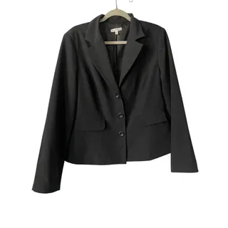 Photo of Fashion Bug Women's Black Blazer Size Large Fully Lined EUC