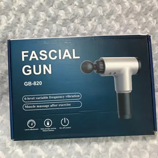 Photo of ELECTRIC HAND HELD DEEP TISSUE MASSAGE GUN WITH ATTACHMENTS NIB GB-820 BLUE 