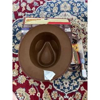 Photo of 2 PC OFFICIAL INDIANA JONES HAT & WHIP COSTUME SET ACCESSORY NEW