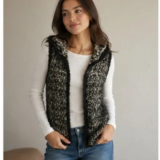 Photo of NWOT Absolutely Famous Open Sweater Cardigan Vest S