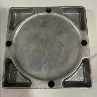 Photo of Vintage Collectable Ashtray Hesston NFR Rodeo 1978 Heavy Pewter Western 7x7 Inch