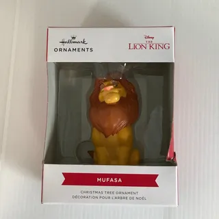 Photo of NWT Hallmark Disney The Lion King Mufasa Christmas Tree Ornament 