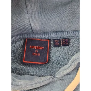 Photo of SuperDry | Blue Sparkly Pullover Hoodie | Size 6