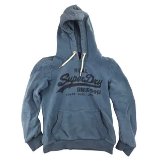 Photo of SuperDry | Blue Sparkly Pullover Hoodie | Size 6