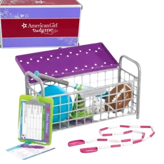 Photo of American Girl Sport Storage Bench Football Bat Balls Jump Rope Pencil Cones Box