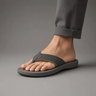 Photo of Sanuk Men’s Cosmic Seas Mesh Flip-Flops – Dark Grey – Size 8 M – NWT