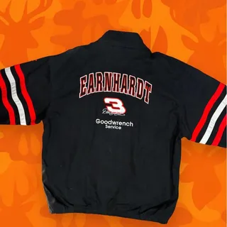 Photo of Vintage 1990s Chase Authentics Dale Earnhardt NASCAR Racing Jacket Size XXL