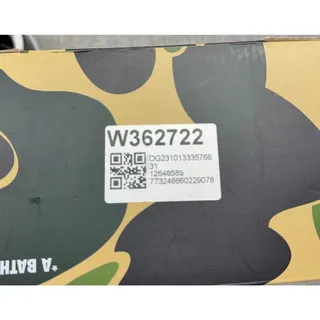 Photo of BAPE STA Low Black White Patent Sneakers Box Marked 10.5 With Box READ