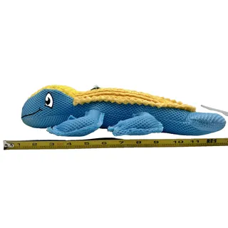 Photo of Animal Planet Pets Blue Lizard w/ Yellow Dog Plush Toy Soft build-in Squeaker