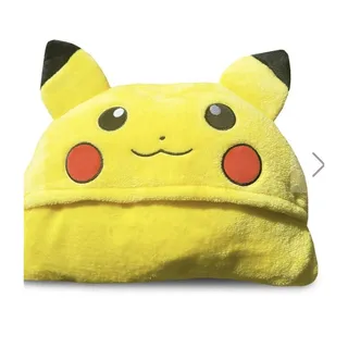 Photo of Pokémon Pikachu Kids Hooded Blanket Yellow 48”x33”
