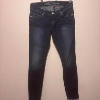 Photo of Navy blue guess skinny jeans