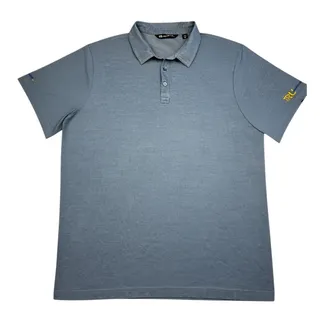 Photo of TravisMathew Polo Shirt Mens XXL Blue TRU Delivery Golf Corporate Logo