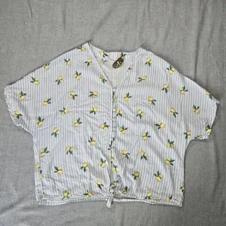 Photo of Beach Lunch Lounge Collection LG Top Lemon Tie Front Summer Picnic Spring Easter