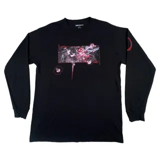 Photo of Subtronics Antifractal Long Sleeve Shirt Mens Large Black EDM Dubstep Tour Merch
