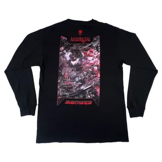 Photo of Subtronics Antifractal Long Sleeve Shirt Mens Large Black EDM Dubstep Tour Merch