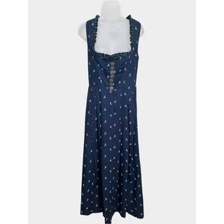 Photo of KAISER FRANZ JOSEF Austrian Dirndl Maxi Dress Navy Deer Print Size 38 US 6-8