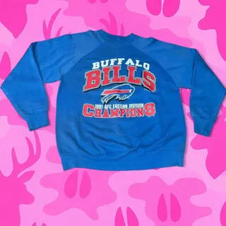 Photo of Vintage 1991 Buffalo Bills Division Champions Sweatshirt