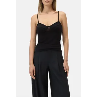 Photo of CLOSED Lingerie Tank Cami Black L NWT Minimalist Quiet Luxury Basics Old Money