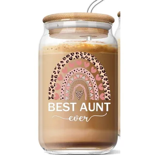 Photo of Best Aunt Ever Glass Mug, 16 Oz Glass
