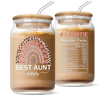 Photo of Best Aunt Ever Glass Mug, 16 Oz Glass