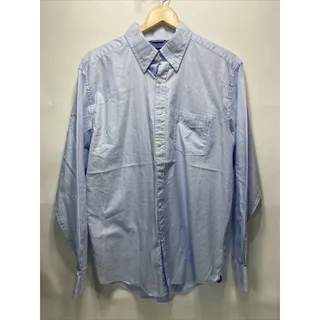 Photo of Nautica Light Blue Long Sleeve Button Down Shirt Men's Size Large