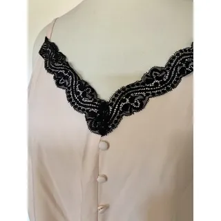 Photo of TORRID Peach Blush Chablis Cami Black Lace Trim-Size 2 - 2X - 18/20 -NWT- Pink