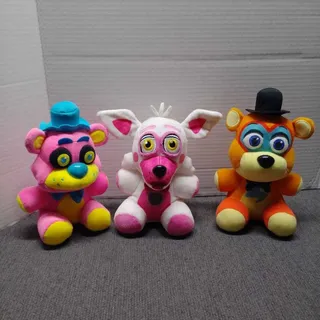 Photo of Funko FNAF Glamrock Freddy & Foxy Plush Lot Five Nights at Freddy's Set