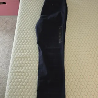 Photo of Banana Republic Factory Mens 36x34 Slim Stretch Dress Pants Navy Check NWT