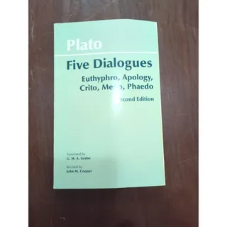 Photo of Hackett Classics Ser.: Plato: Five Dialogues : Euthyphro, Apology, Crito, Meno,