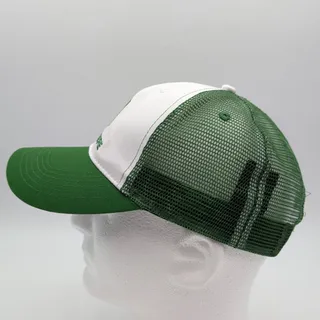 Photo of John Deere Trucker Hat White Green Mesh Snapback Logo Baseball Cap Adjustable