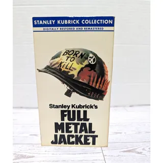 Photo of Full Metal Jacket VHS NTSC R Warner Home Video 1987 A Stanley Kubrick Collection