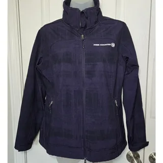 Photo of Free Country Ladies SM Purple Faux Fur Lined Jacket Winter Snow Lodge Cozy EUC