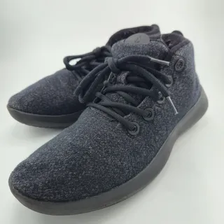Photo of Allbirds Wool Runner-up Mizzles Men's Size 10 high top Charcoal Gray Black 