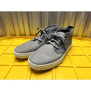 Photo of Timberland Mens Grey Chukka Sneakers US 11.5 Suede Canvas White Sole