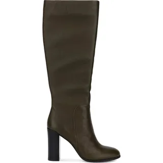 Photo of  Kenneth Cole Justin High Heel Knee-High Riding Boots Fern Green Leather Size 5M