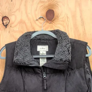 Photo of LL Bean 90s Goose Down Black Puffer Vest Women's XL