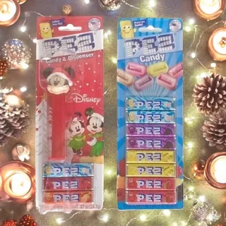 Photo of Disney Mickey Mouse NEW Christmas PEZ Dispenser & Candy Expire 10/2025