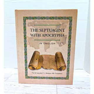 Photo of Brenton 1851 Septuagint w/ Apocrypha in English Hardcover Book 1st Ed 2014
