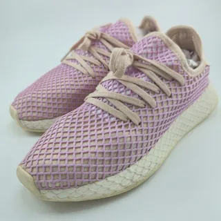 Photo of Adidas Originals Deerupt Women's Size 8 B37600 Linen Clear Lilac Pink Beige