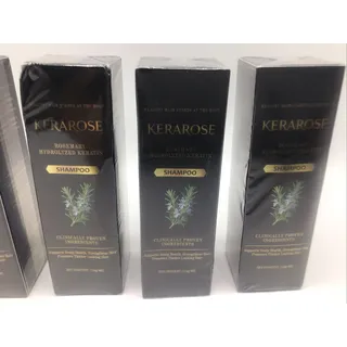 Photo of Kerarose Rosemary Hydrolyzed Keratin Shampoo 4 fl oz 114g Lot of 4