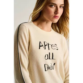Photo of Lisa Todd Apres All Day Cashmere Sweater in Winter White S NEW Quietluxury Cozy