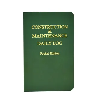 Photo of Construction & Maintenance Daily Log Pocket Edition (4in. x 6.5in.)