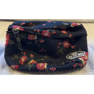 Photo of Vans Off The Wall Floral Fanny Pack Navy Pink Belt Bag Adjustable Waist Bag